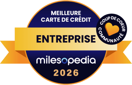 Palmares2026 Meilleure carte de crédit Entreprise Communauté