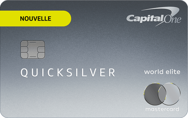 Carte Quicksilver World Elite Mastercard de Capital One