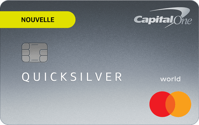 Carte Quicksilver World Mastercard de Capital One