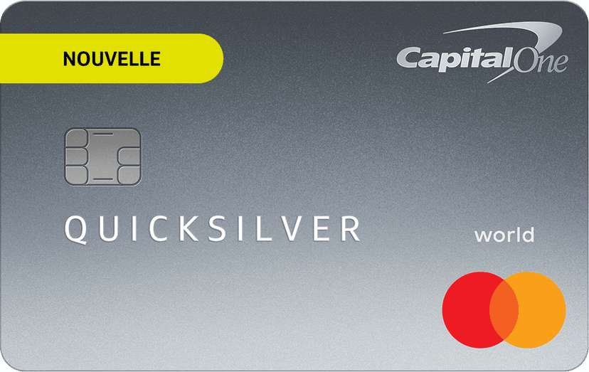 Carte Quicksilver World Mastercard de Capital One