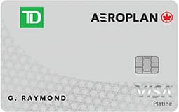 Carte Visa Platine* TDᴹᴰ Aéroplanᴹᴰ