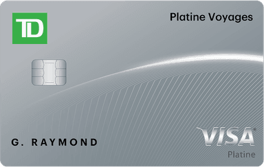 Carte Visa* TD Platine Voyages