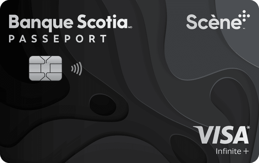 Carte Visa Infinite +<sup>*</sup> Passeportᴹᴰ Banque Scotia