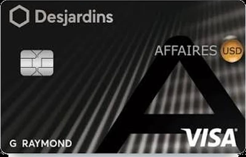Carte Visa Affaires US Desjardins