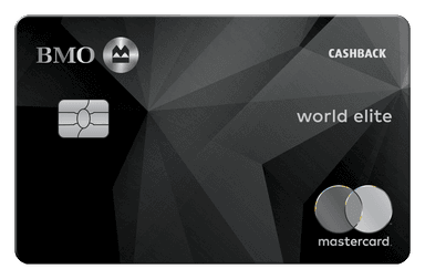 BMO CashBack® Mastercard®* World Eliteᴹᴰ*
