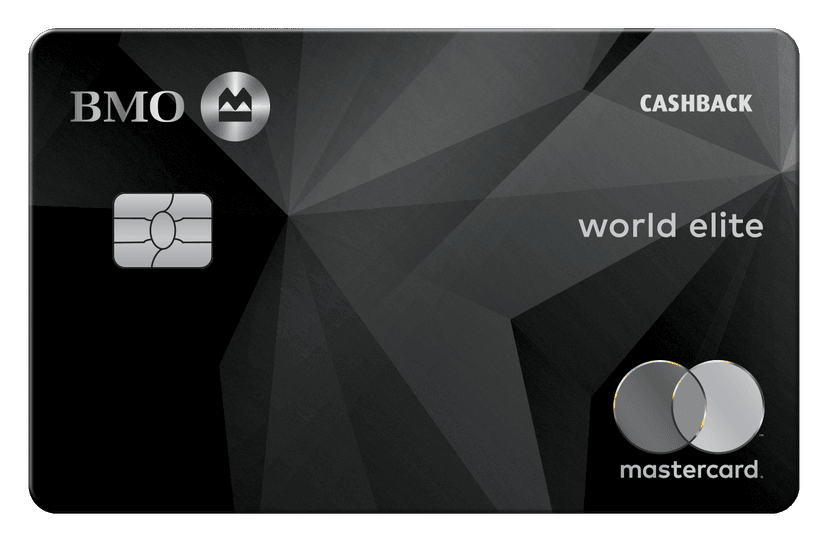 BMO CashBack® Mastercard®* World Eliteᴹᴰ*