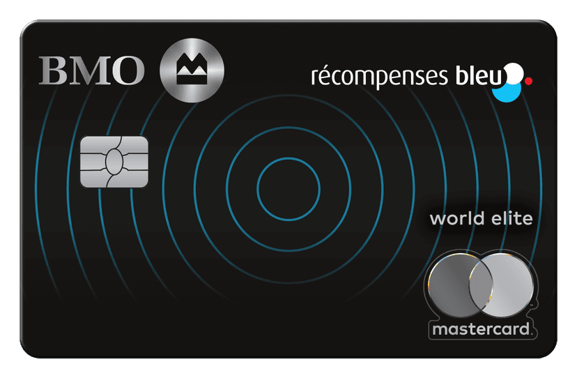 Carte Mastercardᴹᴰ* BMO Récompenses Bleu World Eliteᴹᴰ*