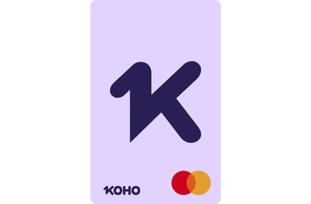 Carte Mastercard prépayée KOHO Essentiel