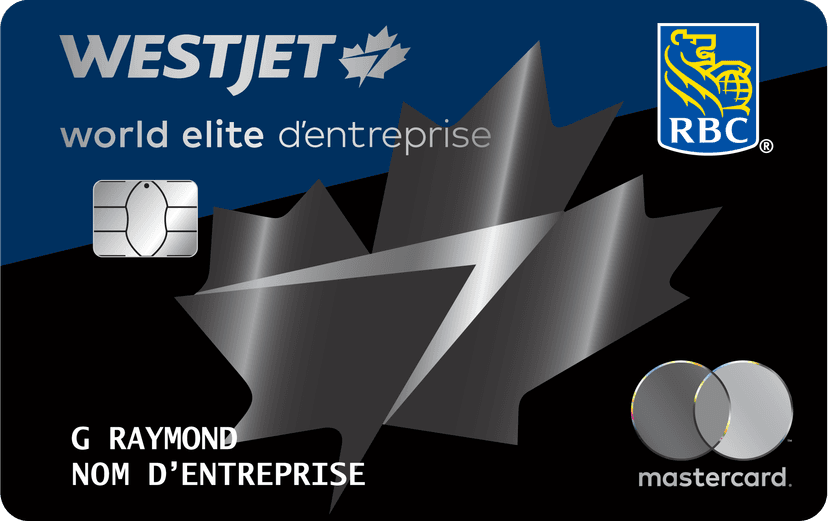 Carte WestJet World Elite Mastercard d’entreprise RBC