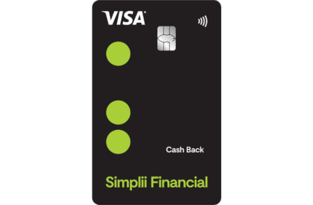 Simplii Financial Cash Back Visa Card